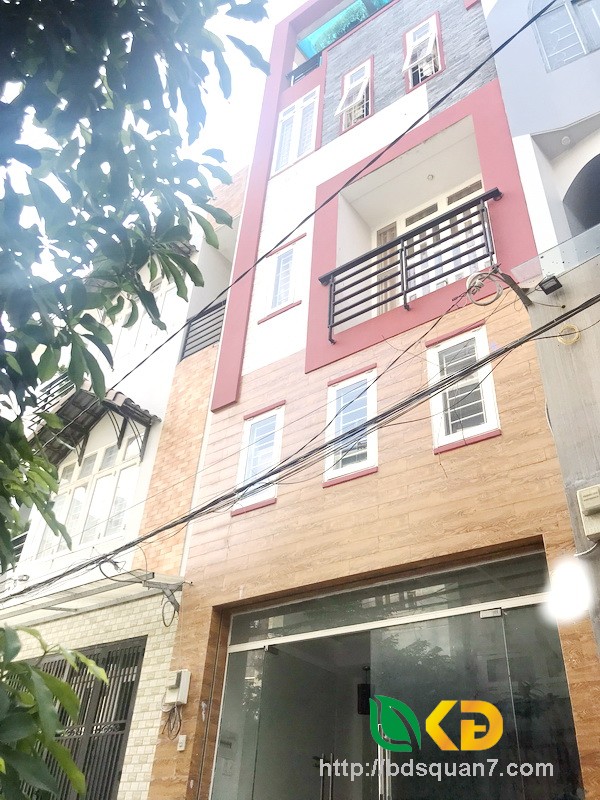 Bán nhà 3 lầu sân thượng mặt tiền hẻm 6m 803 Huỳnh Tấn Phát quận 7 (có lững).